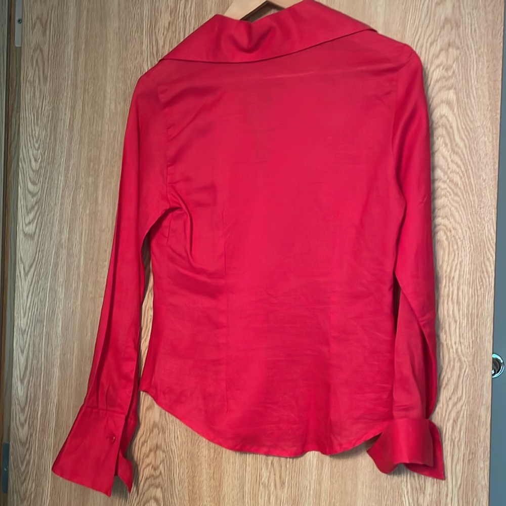Zara Basic Red Top - image 3